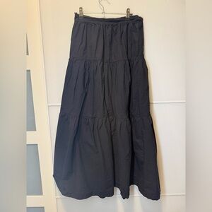 NOA Chic Black Maxi Skirt